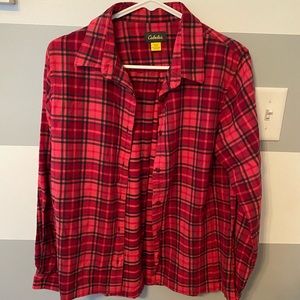 Cabela’s Pink and Red Flannel/ Offers Welcome